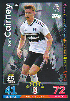 Tom Cairney Fulham 2018/19 Topps Match Attax #157